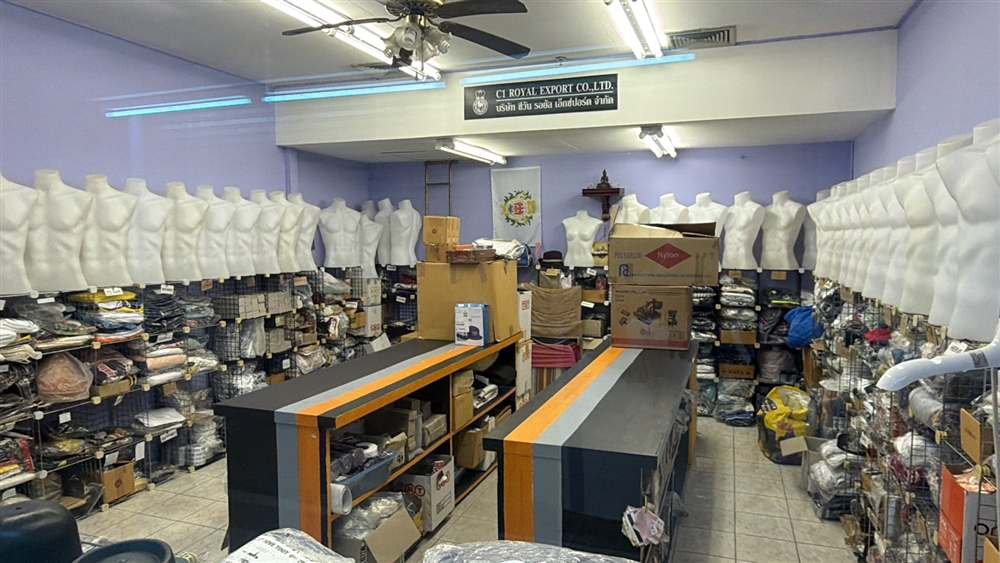 Our room of samples and products